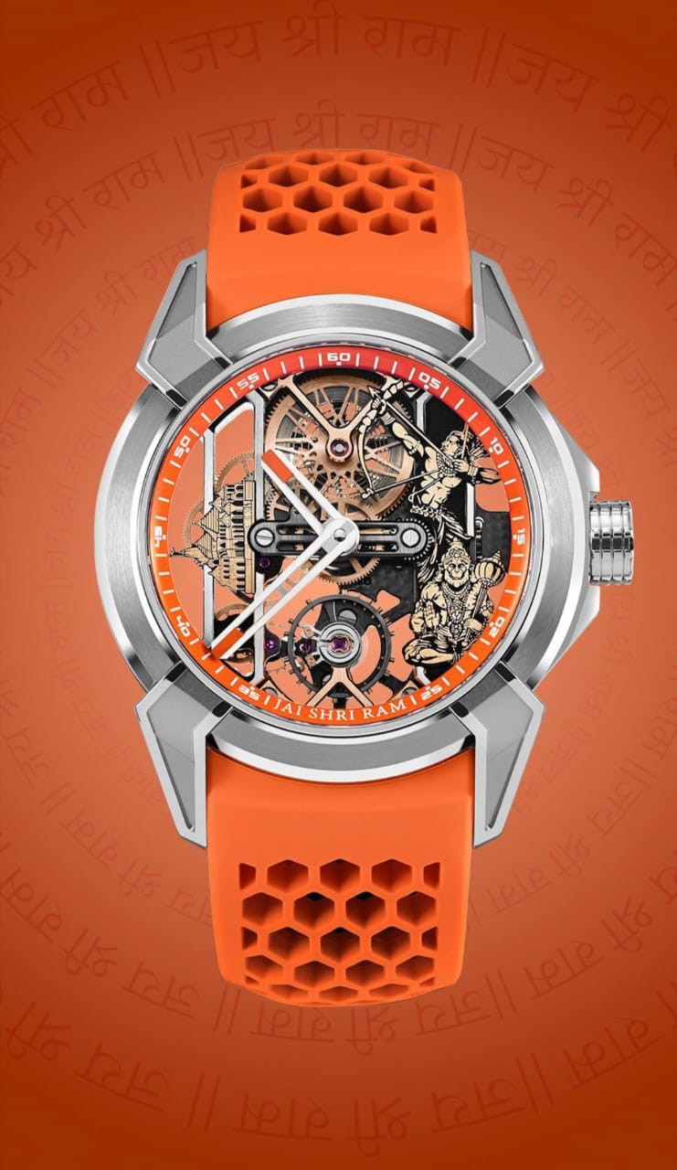 Premium Skeleton Mechanical Watch - Orange Sport Edition | Luxury Automatic Timepiece